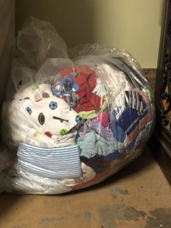 Bag of baby essentials