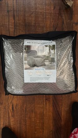 Recliner Slipcover Cover Gray