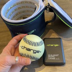 Glow In The Dark BASEBALL!!! Perrrfect For Evening/Night Practice LED Activated Glo USB Bag