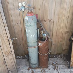 Oxy Acetylene Torch Setup