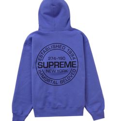 Supreme Immortal Hoodie Sweater Violet