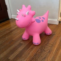 Pink Dinosaur Bouncy For Toddlers 