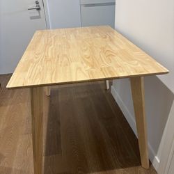 dining table $55 wood , pick up LES