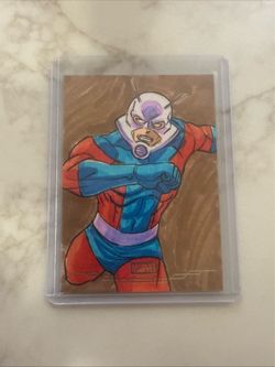 2026 Topps Chrome Marvel Sketch Card 1/1 Ant-Man