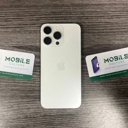 Unlocked White Titanium iPhone 15 Pro Max 256gb (90 Day Same As Cash Financing Available)