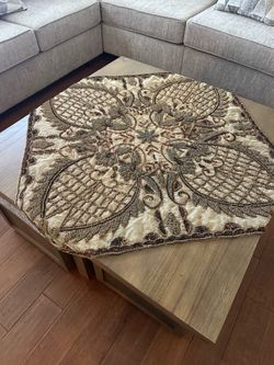 beaded table cloth missing little beaded