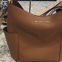Michael Kors Leather Satchel Bag