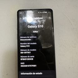 Galaxy S10 Black 128GB 
