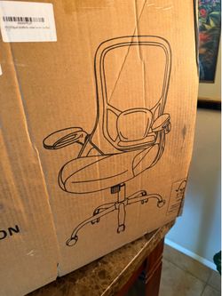 HYLONE Big and Tall 400lbs Heavy Duty Office Chair, 5" Thickened Seat Ergonomic Desk Chair with Adjustable Armrests, Home Office Computer Chairs for L
