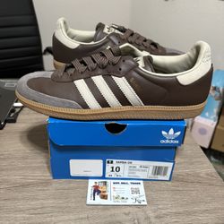 Size 10 - VNDS adidas Samba OG Brown Putty Grey