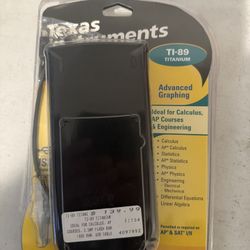 Texas Instruments TI-89 Titanium Graphing Calculator - Black