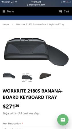 Workrite Banana board keyboard tray