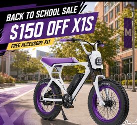 Mac Fox XS1  E Bike in Northville MI only $1299 At Turbopowersports com
