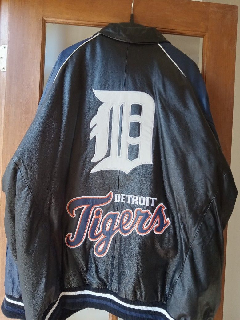 Vintage Detroit Tigers Leather Jacket