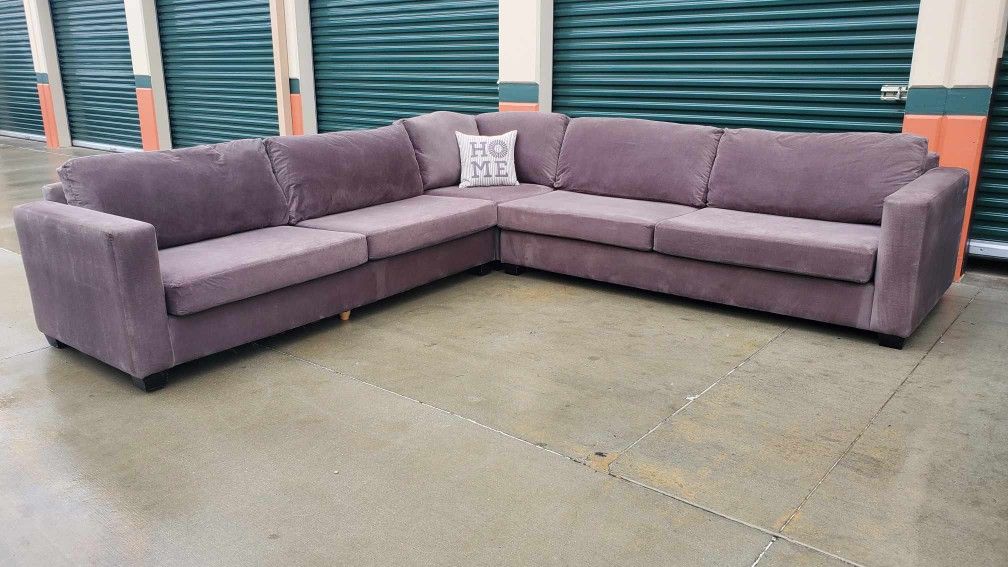 Grey Sectional Couch Delivery Available