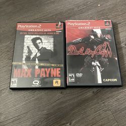 PS2 Max Payne And Devil May Cry