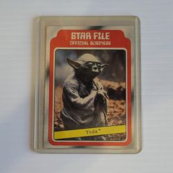 🌟 1980 Star Wars Yoda Card #9