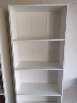 White Ikea Book Shelves