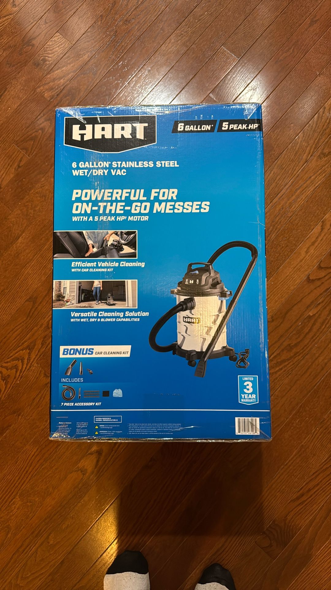 Brand New 6-Gallon Wet & Dry Vacuum