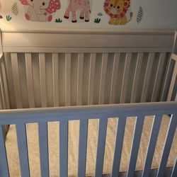 Baby Crib and Diaper Changing table