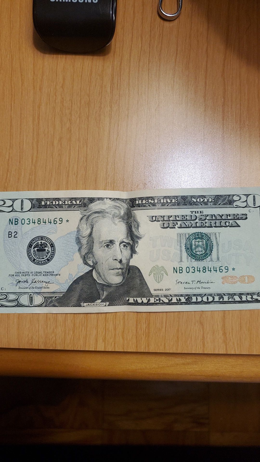 20 Dollars bill star note