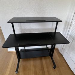 Free Adjustable Two Tier Desk