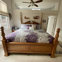 Solid oak Bedroom Set