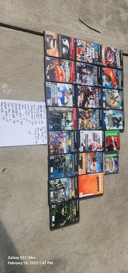 Ps2 Games These Are The Prices Online Make A Offer 350 For All