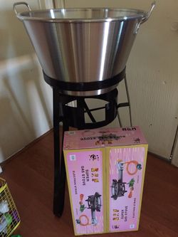 Casi stain steel, base y quemador