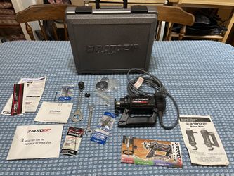 Rotozip spiral saw with accessories