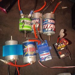 RC car motors and esc