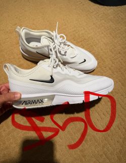Nike Women’s Air Max White Mesh Sneakers
