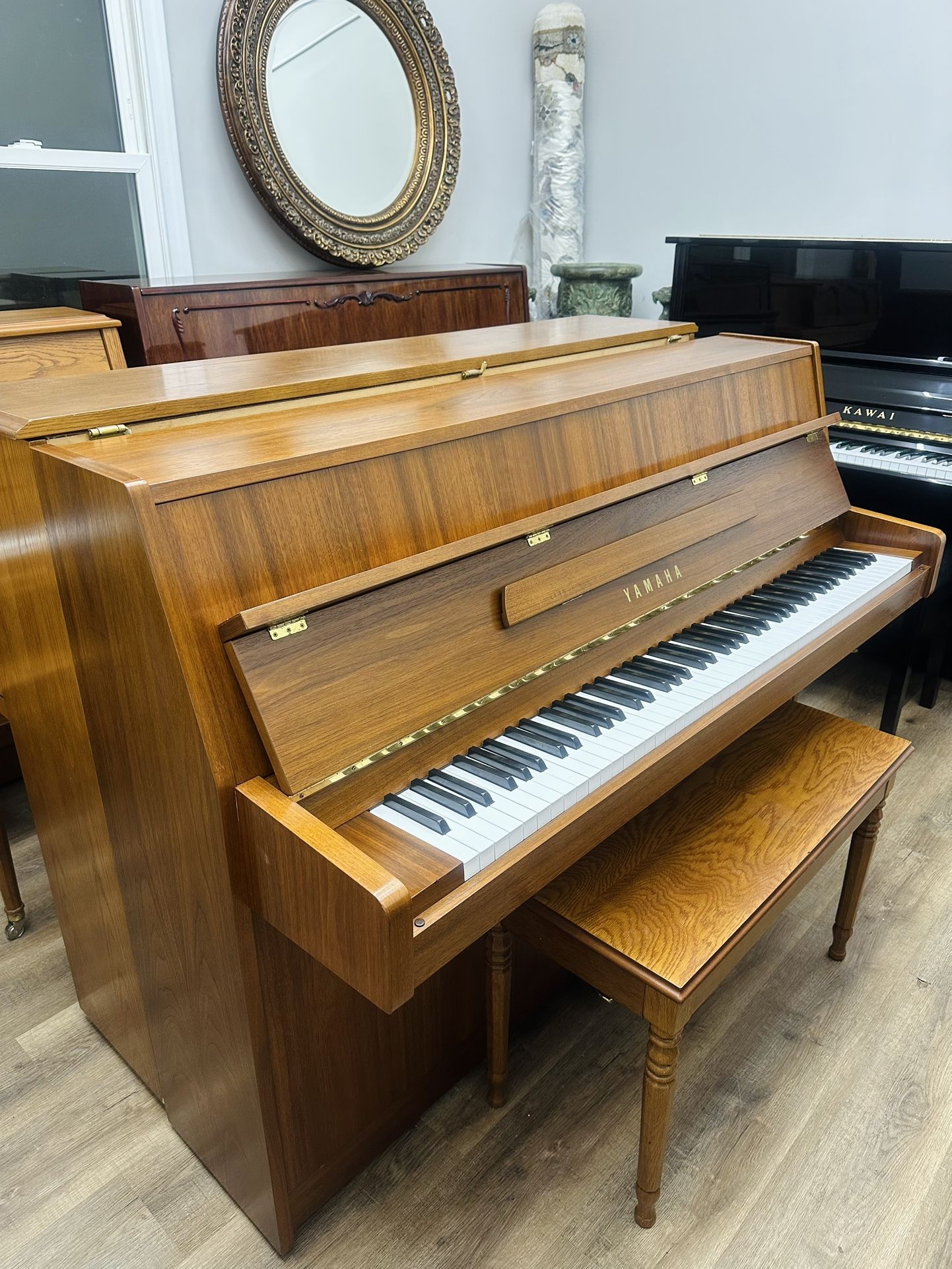 Yamaha C108 Walnut Upright Piano
