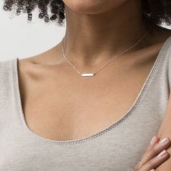 Bar Pendant Necklace 