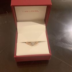  Helzberg Rose Gold engagement ring