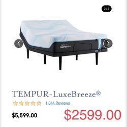King Queen Size Tempurpedic ProAdapt,  ProBreeze,  LuxeBreeze Mattress  Pro Breeze /Luxe Adapt /Pro Adapt /Adapt /cloud /Tempur pedic contour Supreme 
