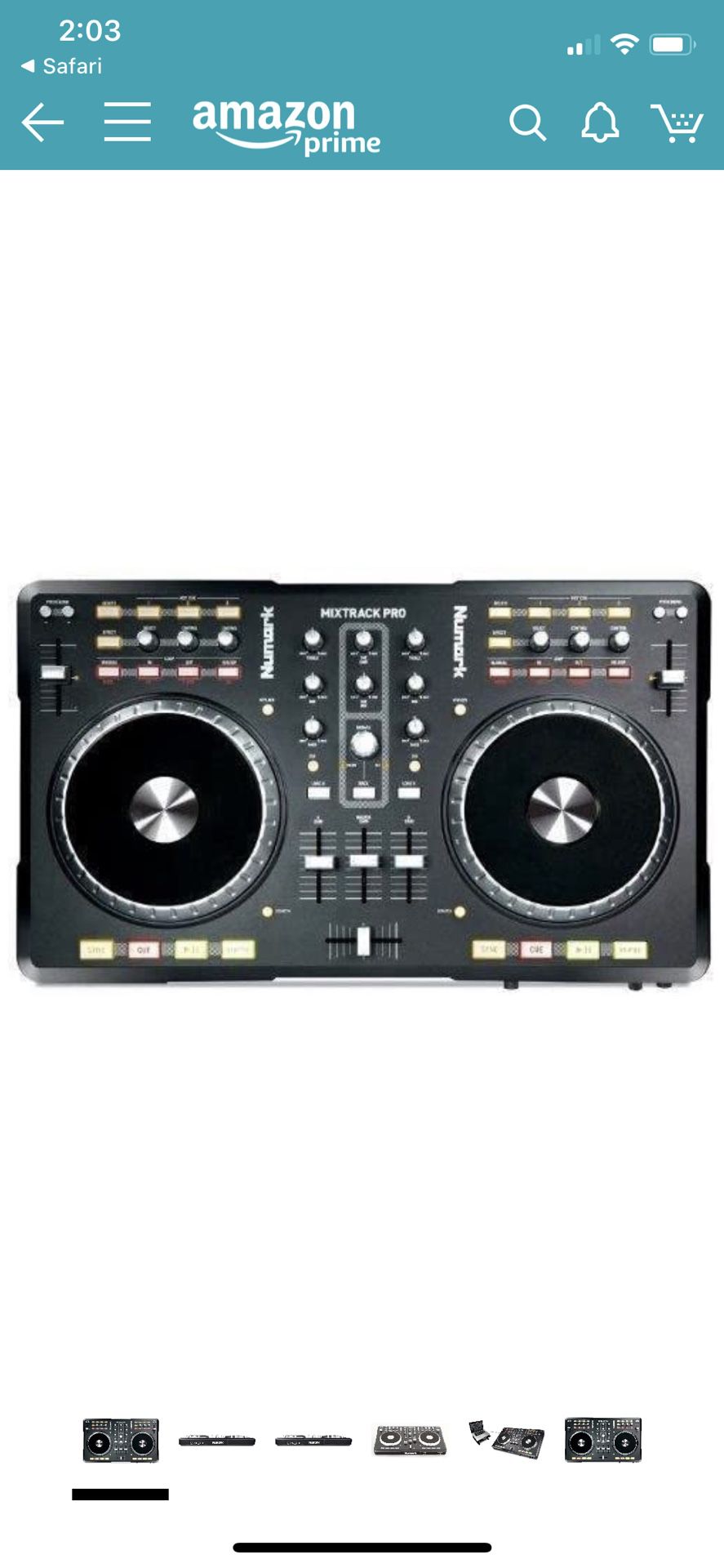 Numark Mixtrack Pro DJ Controller with Integrated Audio Interface (OLD MODEL