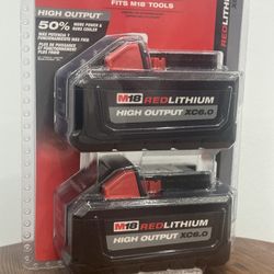 Milwaukee Batteries 6.0 Ah High Output
