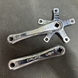 90’s Crupi 150mm Aluminum BMX Race Cranks