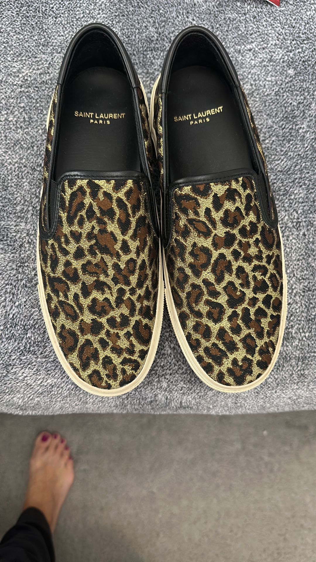 Yves Saint Laurent Slip On Sneakers Size 39