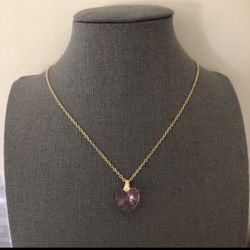 Swarovski Elements Heart Charm Necklace 
