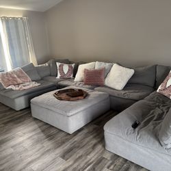 Grey Cloud modular sectional 