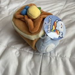 Anirollz Owlyroll 6" Small Stuffed Animal Soft Plush Kids Toy Owl Pancake Roll