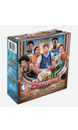 2025-26 Bowman Basketball Factory Sealed Mega Box