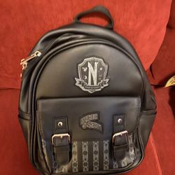 WEDNESDAY ADDAMS MINI BACKPACK NEW