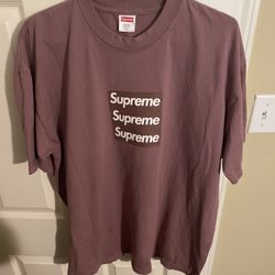 Asspizza Triple Box Logo Supreme Light Brown XL