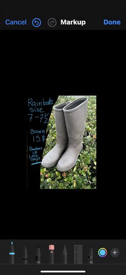 WOMENS RAIN BOOTS SIZE 7 To 7  1/2.     Great Condition WILL KEEP YOUR FEET DRY * Waterproof * brown color  /pick up DTLA Little Tokyo area
