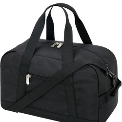 Small Gym Bag 14 inch lightweight Carry On Mini Duffel Bag for Travel Sport - Polka Dot Blue/Camo/Black 