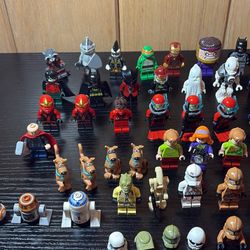 Minifigures Some Incomplete, Some Random Parts