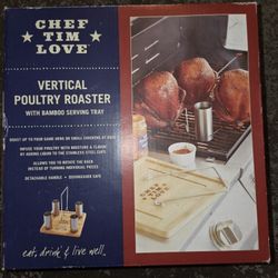 Chef Tim Love Vertical Poultry Roaster